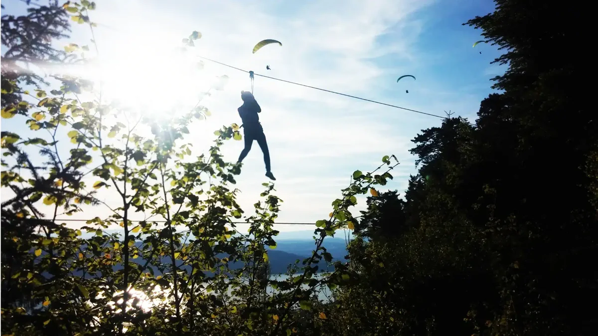 Acro’Aventures Talloires — Percorso sospeso tra gli alberi