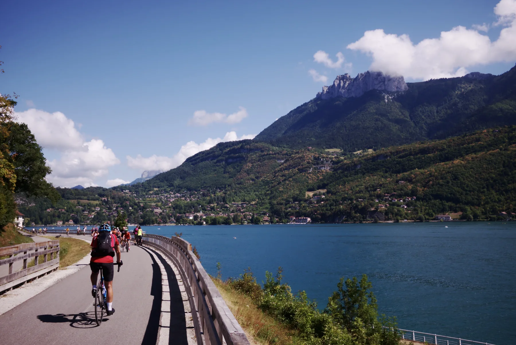 La voie verte près du lac d’Annecy