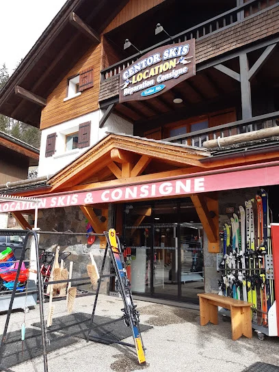 Centor Skis — Façade and entrance