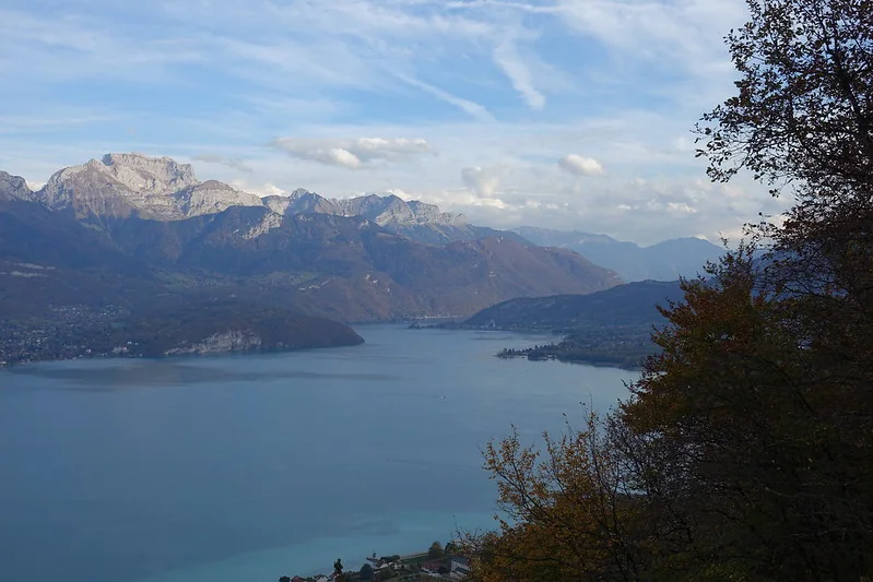 Croix du Crêt — Panorama sul lago