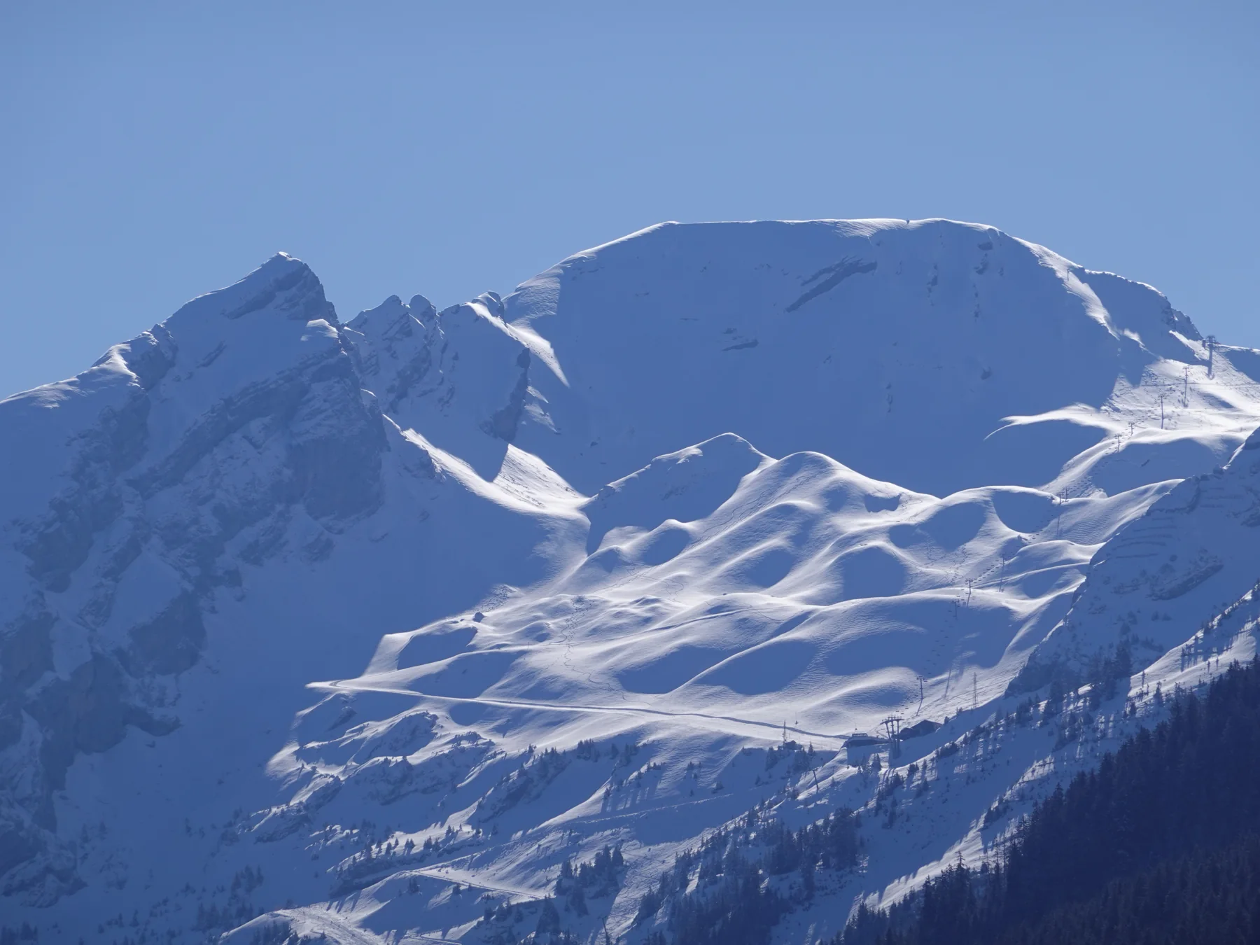 Les montagnes des Aravis à La Clusaz