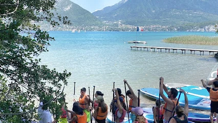 NCY SUP — Paddleboards and boats on the lake
